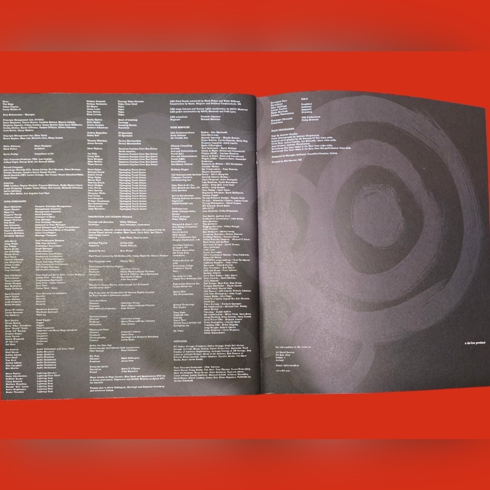 U2 VERTIGO, NORTH AMERICA TOUR BOOK, 2005 NWOT - Picture 4 of 5